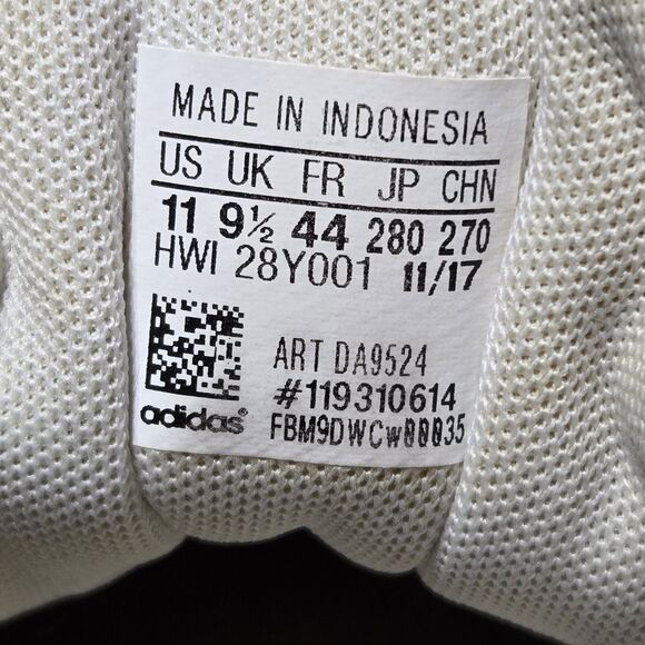 Adidas Cloudfoam Advantage Womens Size 11 White Leather Pearl/Rose Gold DA9524 - Picture 8 of 12